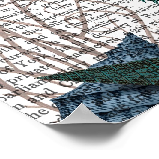 Seepferd Trio mit Flügeln Poster (Ecke)