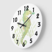Seepferd-Uhr Große Wanduhr (Winkel)