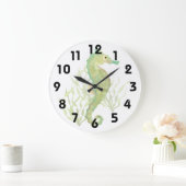 Seepferd-Uhr Große Wanduhr (Zuhause)