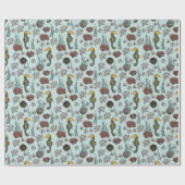 Seepferd und Korallen: Seaside Schätze Geschenkpapier (Flach)