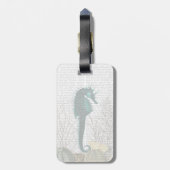 Seepferd und Meer Urchins 2 Gepäckanhänger (Rückseite vertikal)