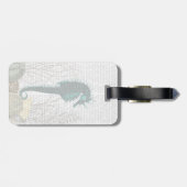 Seepferd und Meer Urchins 2 Gepäckanhänger (Rückseite horizontal)