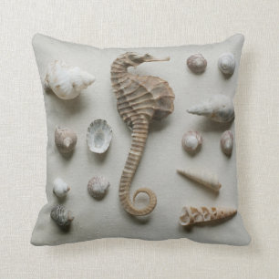 Seepferd und Muscheln Kissen