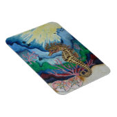 Seepferd und Sandollar Kühlschrankmagnet Magnet (Rechte Seite)