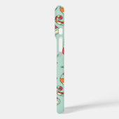 Seepferd- und Seashell-Muster Case-Mate iPhone Hülle (Rückseite / Links)