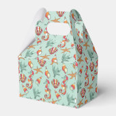 Seepferd- und Seashell-Muster Geschenkschachtel (Vorderseite)