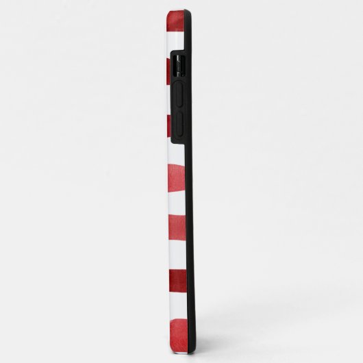 Seepferd und Streifen mit Name Case-Mate iPhone Hülle (Hinten/Links)