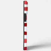 Seepferd und Streifen mit Name Case-Mate iPhone Hülle (Rückseite / Rechts)