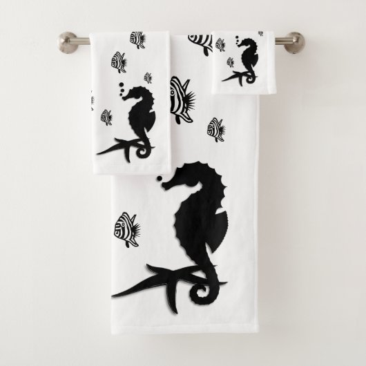 Seepferd und Tiger Badhandtuch Set (Insitu)