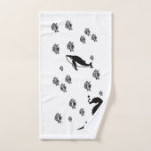 Seepferd und Tiger Badhandtuch Set (Handtuch)