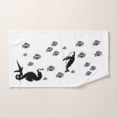 Seepferd und Tiger Badhandtuch Set (Handtuch)