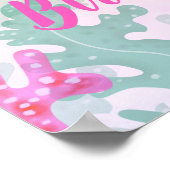 Seepferd unter dem Meer Geburtstagspartei Poster (Ecke)