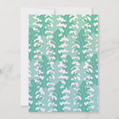 Seepferd unter dem Meer Geburtstagsparty Einladung (Rückseite)