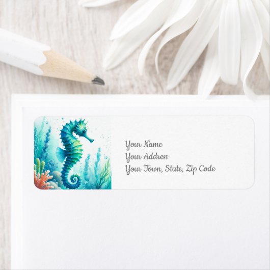 Seepferd unter dem Meeresstrand (Insitu)