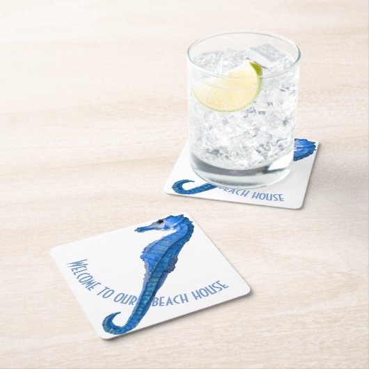 Seepferd Untersetzer (Vor Ort)