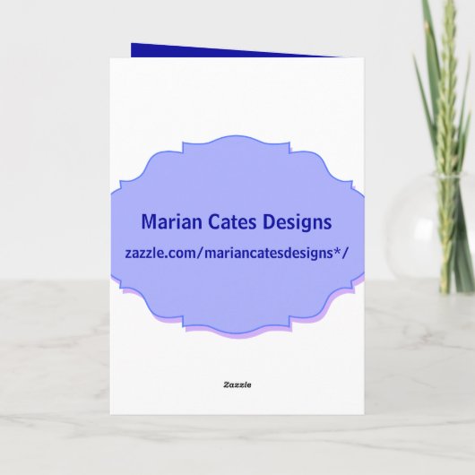 Seepferd Vatertag Karte (Rückseite)