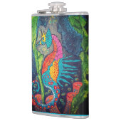 Seepferd Vinyl Wrapped Flask Flachmann (Links)