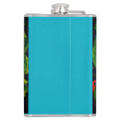Seepferd Vinyl Wrapped Flask Flachmann (Rückseite)