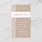 Seepferd Visitenkarte (Rückseite)