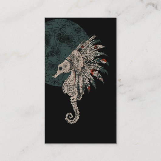 Seepferd Visitenkarte (Vorderseite)