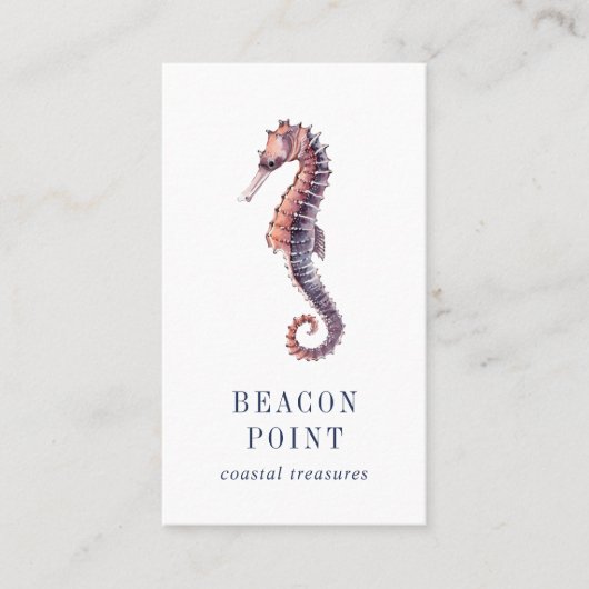 Seepferd Visitenkarte (Vorderseite)