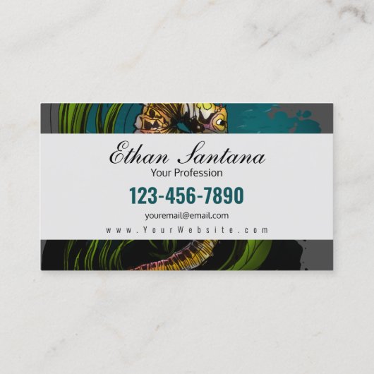 Seepferd Visitenkarte (Rückseite)