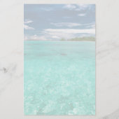 Seepferd Weihnachtskids schreiben Papier Danke (Rückseite)