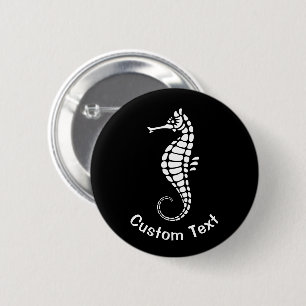 Seepferd White Button