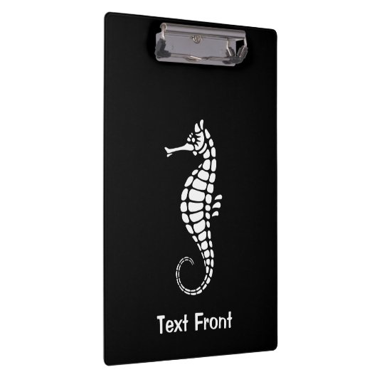 Seepferd White Klemmbrett (Rechts)