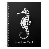 Seepferd White Notizblock (Vorderseite)