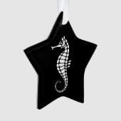 Seepferd White Ornament (Vorderseite)