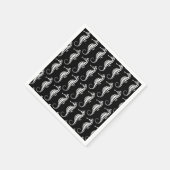 Seepferd White Serviette (Ecke)