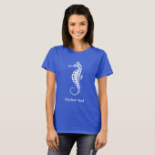 Seepferd White T-Shirt (Vorne ganz)