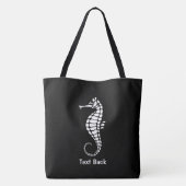 Seepferd White Tasche (Rückseite)