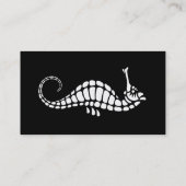 Seepferd White Visitenkarte (Rückseite)