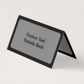 Seepferd White Visitenkarten (Rückseite)