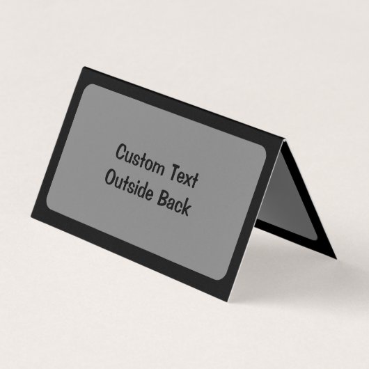 Seepferd White Visitenkarten (Rückseite)