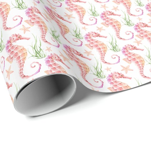 Seepferd Wrapping Paper Geschenkpapier (Rolleneckpunkt)