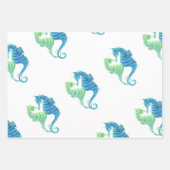 Seepferd Wrapping Paper Geschenkpapier Set (Vorderseite 3)