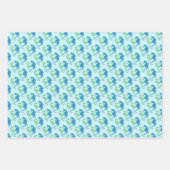 Seepferd Wrapping Paper Geschenkpapier Set (Vorderseite 2)