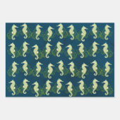 Seepferd Wrapping Paper Sheets Geschenkpapier Set (Vorderseite 2)