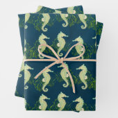 Seepferd Wrapping Paper Sheets Geschenkpapier Set (Beispiel)