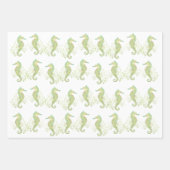 Seepferd Wrapping Paper Sheets Geschenkpapier Set (Vorderseite 2)