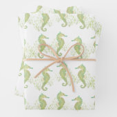 Seepferd Wrapping Paper Sheets Geschenkpapier Set (Beispiel)
