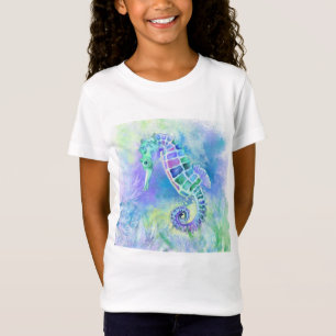 Seepferd - Wunderbares Unterwasser-Leben - Malerei T-Shirt
