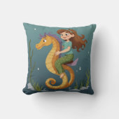 Seepferd-Wurfkissen Kissen (Vorderseite)