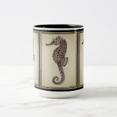 "Seepferd" Zweiton 15 Unze. hohe Tasse (Mittel)