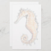 Seepferdbriefpapier Briefpapier (Vorne/Hinten)