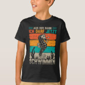 Seepferdchen-Abzeichen Frühschwimmer Schwimmen T-Shirt (Vorderseite)