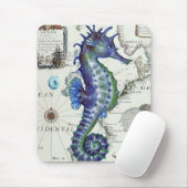 Seepferdchen Alte Karte Mousepad (Mit Mouse)